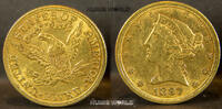 USA 5 Dollars 1897 Liberty Kopf, 8,36 g/900 Gold, f. vz  893.83 £  +  58.95 £ shipping