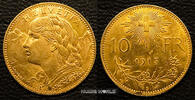 Schweiz Vreneli 1915 Schweiz, 10 Vreneli 1915, Mzz. B, Vreneli, 3,22 g/9... 387.79 £  +  58.95 £ shipping