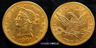 USA 10 Dollars 1901 USA, 10 Dollars 1901, Philadelphia, Liberty Kopf, 16... 1,427.87 £  +  108.37 £ shipping