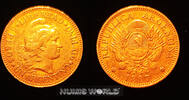 Argentinien 5 Pesos Argentino (5 Pesos), 8,04 g/900 Gold, KM6, ss+ ss+ 905.10 £  +  58.95 £ shipping