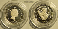 Australien 5 Dollars 1990 PLATIN! Koala, 1/20 oz. Platin 9995, Münzdose,... 279.46 £  +  58.95 £ shipping
