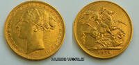 Australien 1 Sovereign 1875 Mzz. M (Melbourne) Victoria, 7,97 g/917 Gold... 866.60 £  +  58.95 £ shipping