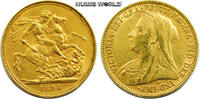 GB 1 Sovereign 1896 Victoria 1837-1901, 7,98 g/917 Gold, S401, ss/ss+ ss... 855.68 £  +  58.95 £ shipping