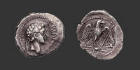 KINGDOM OF MAURETANIA - JUBA II Denarius -
