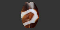 BANDED AGATE Greek Bead -