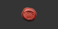 EAGLE - RED JASPER Roman Intaglio -