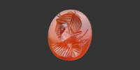 DIANA - CARNELIAN Roman Intaglio -
