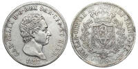 Italy 5 Lire 1827 L CARLO FELICE SS 225.41 £  +  8.67 £ shipping