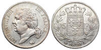 France 5 Francs 1820 A LOUIS XVIII VZ 208.07 £  +  8.67 £ shipping