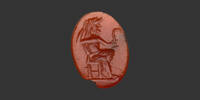   SATURN - CARNELIAN Roman Intaglio  1,015.60 &pound;  +  29.62 &pound; shipping