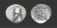   PARTHIAN KINGDOM - MITHRADATES II Drachm SS 152.34 &pound;  +  29.62 &pound; shipping