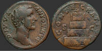   DIVUS ANTONINUS PIUS Sestertius S+ 236.97 &pound;  +  29.62 &pound; shipping