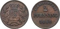 Bayern Cu 2 Pfennig Ludwig II. 1864-1886 -