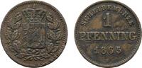 Bayern Cu Pfennig Ludwig II. 1864-1886 -
