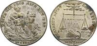 Medicina in nummis Versilberte Bronzemedaille Hungersnot und Teuerung -