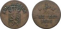 Hessen-Kassel Cu 1/4 Kreuzer Wilhelm II. 1821-1847 -