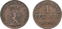 Hessen-Darmstadt Cu Pfennig Ludwig III. 1848-1877 -