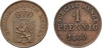 Hessen-Darmstadt Cu Pfennig Ludwig III. 1848-1877 -