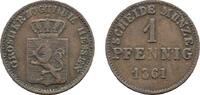Hessen-Darmstadt Cu Pfennig Ludwig III. 1848-1877 -