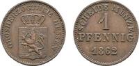 Hessen-Darmstadt Cu Pfennig Ludwig III. 1848-1877 -