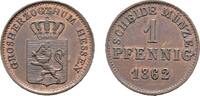 Hessen-Darmstadt Cu Pfennig Ludwig III. 1848-1877 -