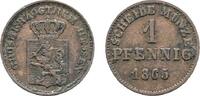 Hessen-Darmstadt Cu Pfennig Ludwig III. 1848-1877 -