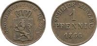 Hessen-Darmstadt Cu Pfennig Ludwig III. 1848-1877 -