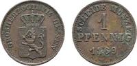 Hessen-Darmstadt Cu Pfennig Ludwig III. 1848-1877 -