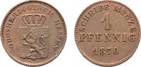 Hessen-Darmstadt Cu Pfennig Ludwig III. 1848-1877 -