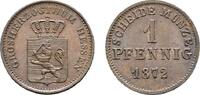 Hessen-Darmstadt Cu Pfennig Ludwig III. 1848-1877 -