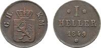 Hessen-Darmstadt Cu Heller Ludwig III. 1848-1877 -