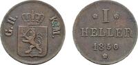 Hessen-Darmstadt Cu Heller Ludwig III. 1848-1877 -