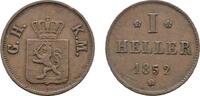 Hessen-Darmstadt Cu Heller Ludwig III. 1848-1877 -