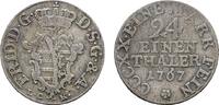 Sachsen-Gotha-Altenburg 1/24 Taler Friedrich III. 1732-1772 -
