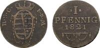 Sachsen-Coburg-Saalfeld Cu Pfennig Ernst 1806-1826 -