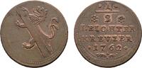 Bamberg, Bistum Cu 1/2 leichter Kreuzer Adam Friedrich von Seinsheim 1757-1779 -
