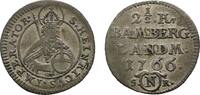 Bamberg, Bistum 2 1/2 Kreuzer Adam Friedrich von Seinsheim 1757-1779 -