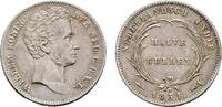 Niederlande-Niederländisch-Ostindien 1/2 Gulden 1834 Utrecht Wilhelm I. 1815-1840 VF-EF