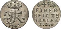Brandenburg-Preußen 1/48 Taler 1749 EGN Berlin Friedrich II. 1740-1786 UNC-