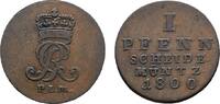 Braunschweig-Calenberg-Hannover Cu Pfennig Georg III. 1760-1820 -