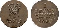 Braunschweig-Calenberg-Hannover Cu Pfennig Georg III. 1760-1820 -