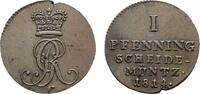 Braunschweig-Calenberg-Hannover Cu Pfennig Georg III. 1760-1820 -