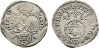 Bamberg, Bistum 1/24 Taler Peter Philipp von Dernbach 1672-1683 -