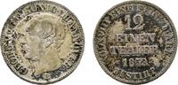 Braunschweig-Calenberg-Hannover 1/12 Taler 1853 B Georg V. 1851-1866 VF
