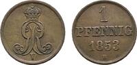 Braunschweig-Calenberg-Hannover Cu Pfennig Georg V. 1851-1866 -