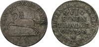 Braunschweig-Wolfenbüttel 1/6 Taler Karl I. 1735-1780 -