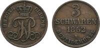 Oldenburg Cu 3 Schwaren Nicolaus Friedrich Peter 1853-1900 -