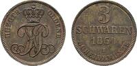 Oldenburg Cu 3 Schwaren Nicolaus Friedrich Peter 1853-1900 -