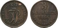 Oldenburg Cu 3 Schwaren Nicolaus Friedrich Peter 1853-1900 -