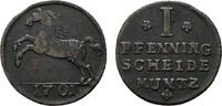 Braunschweig-Lüneburg-Celle Cu Pfennig Georg Wilhelm 1665-1705 -